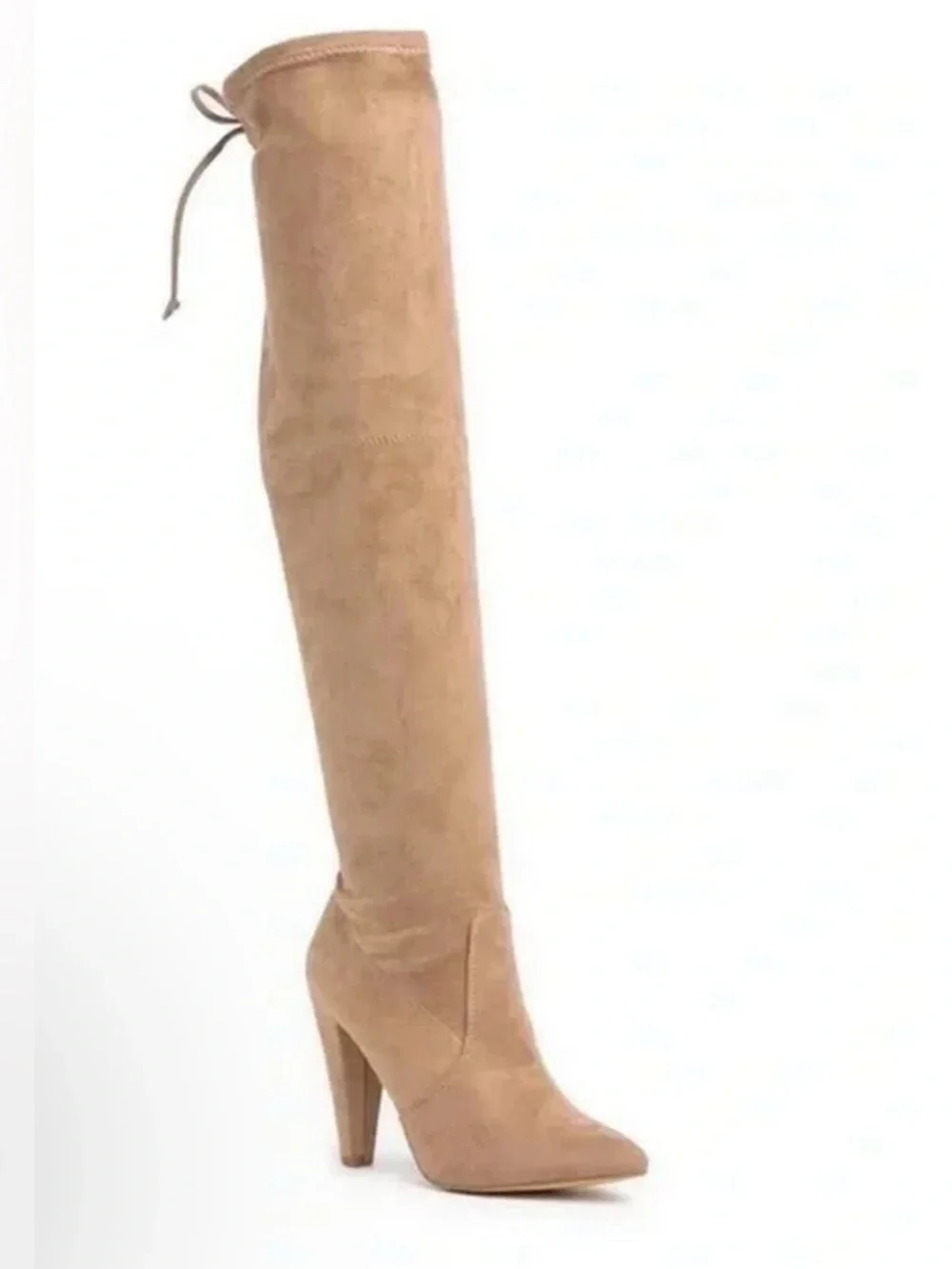 French Connection Jordan Tan Over-the-Knee Boots - Size 11